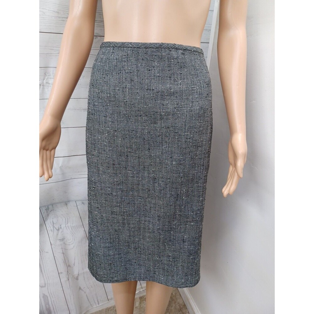Cato Skirt Womens Knee Length Pencil Tweed Herringbone Sz 6 Lined